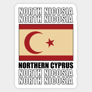 Flag of Northern Cyprus Sticker